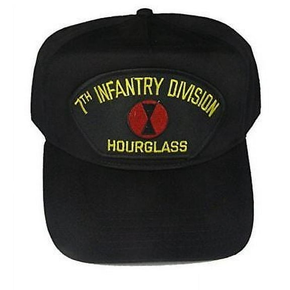US ARMY SEVENTH 7TH INFANTRY DIVISION ID HAT CAP VETERAN HOURGLASS BAYONET