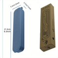 thumbnail image 3 of QUTETN 1 Portable Tableware Set knife Fork Spoon Chopsticks Picnic Student Tableware silverware plastic beige, 3 of 4