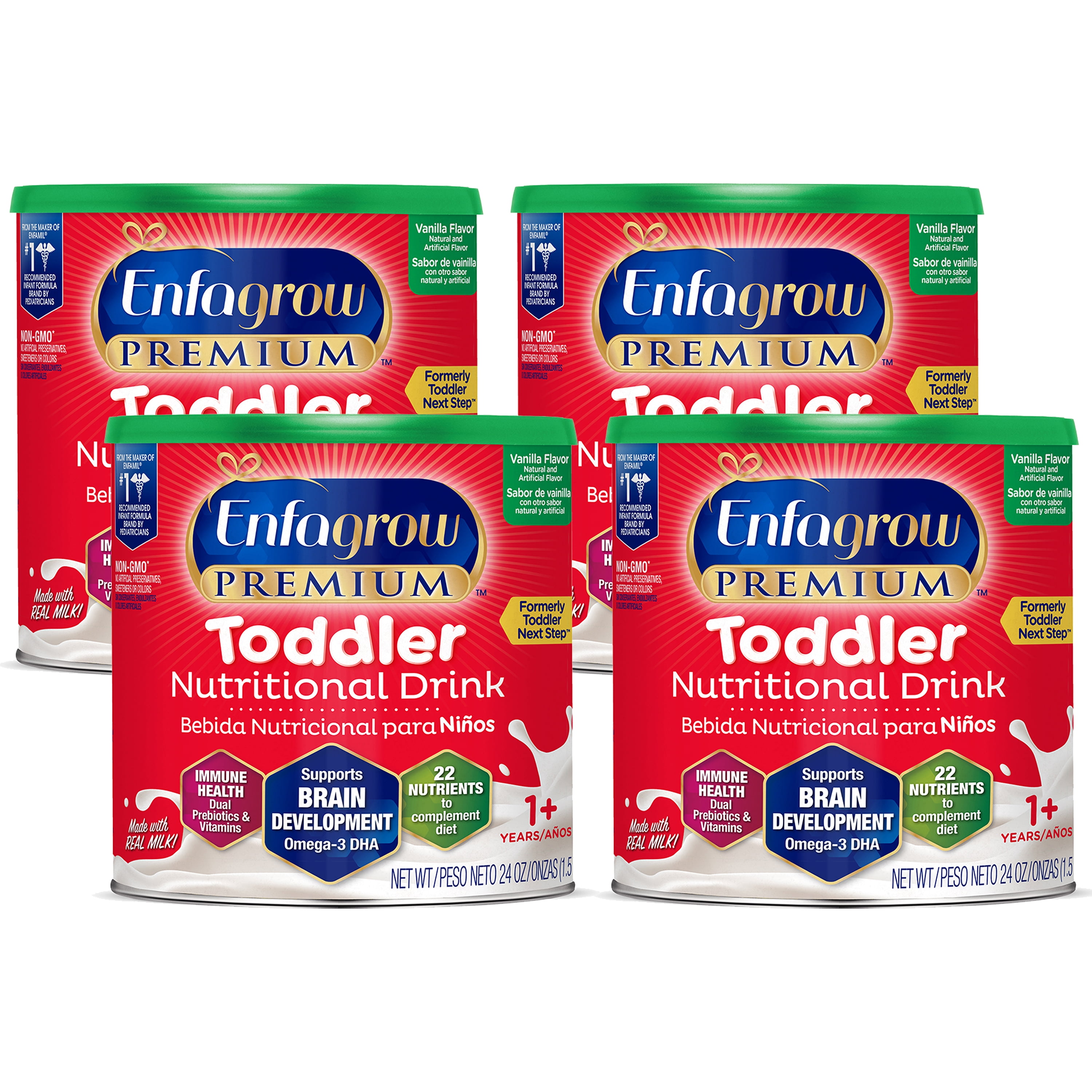 Enfagrow Premium Toddler Nutritional Drink, Vanilla Flavor Powder, 24
