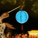 thumbnail image 5 of Chinese Paper Lanterns With LED Lights Hollow Out Hanging Asia Japanese Paper Lamps With Tassel And Walking Stick, 5 of 5
