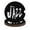 4PCS, variant on Jazz Saxophone Car Coasters for Drinks with A Finger Notch for Easy Removal Cup Holder Coaster Cup Mat Car Interior Accessories 2PCS