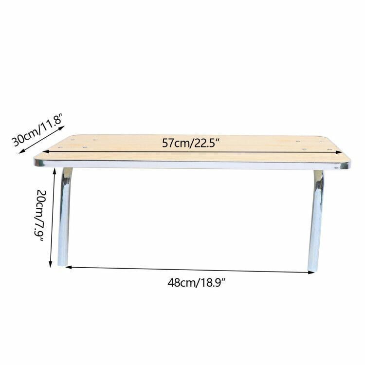 ToppiJoy 22.44*11.81in Wheelchair Lap Tray Table Accessories Portable Eating Food Holder Reading Desk with 15mm Thickened Board