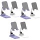 thumbnail image 1 of Lazy mobile phone tablet universal folding stand desktop stand mobile phone stand (white/purple), 1 of 3