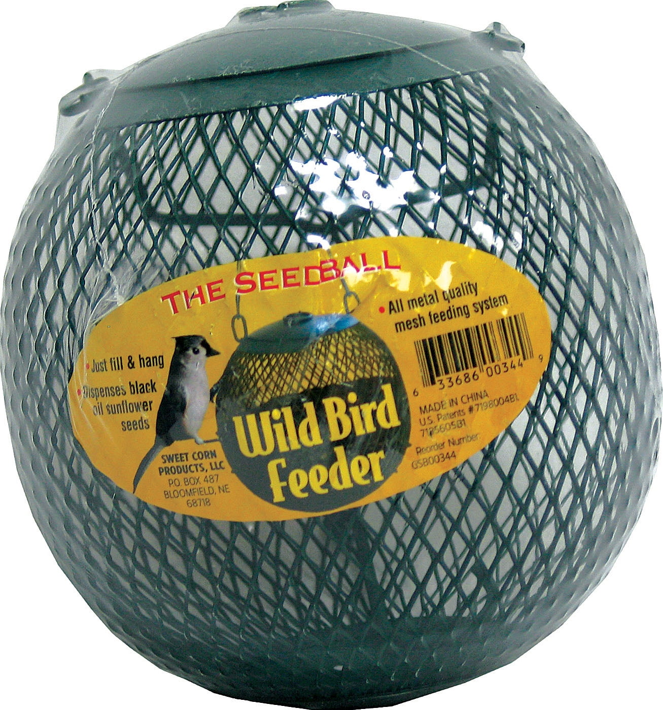 No No Green Seed Ball Wild Birdfeeder by woodstream