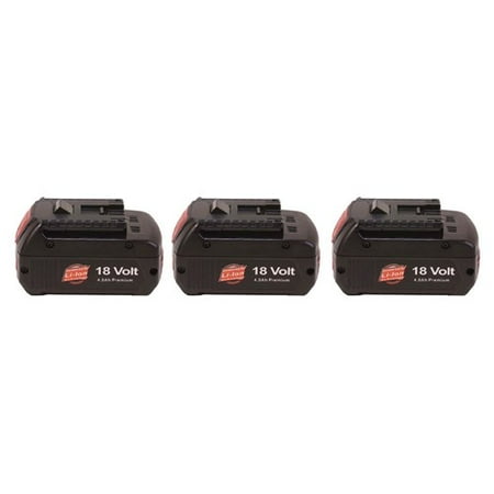 

Replacement for Bosch BAT620 18V Powertool Battery 4.0Ah Li-Ion 3Pack