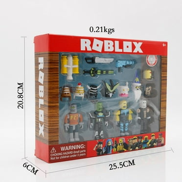 Action Collection - Champions of Roblox 15th Anniversary Gold Six Figure Pack [Includes Exclusive Virtual Item Kids cute Gift