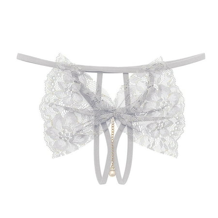 

AnuirheiH Women Sexy Open File Fascinate Embroidery Flowers Briefs 4-6$ off 2nd