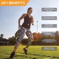 thumbnail image 4 of Equipo de entrenamiento de fútbol para niños, kit de fútbol con conos de fútbol para entrenamiento de fútbol, escalera de agilidad, escalera de fútbol, juego de escalera de velocidad para rugby, tenis, entrenamiento de baloncesto, práctica de ejercicio Kuyhfg Sin marca, 4 of 5