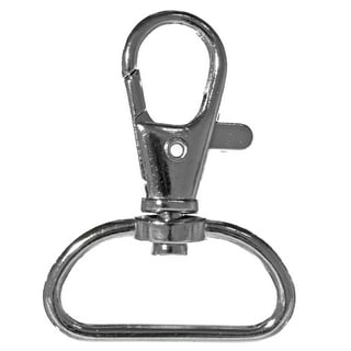 5pcs Metal Lanyard Hook Silver Swivel Snap for Paracord Lobster Clasp for  sale online
