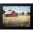 thumbnail image 2 of Villa, Mlli 14x12 Black Modern Framed Museum Art Print Titled - Farmhouse On The Hay, 2 of 5