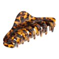 thumbnail image 2 of Barrette Grande de Las Mujeres, 4,3 "Jumbo Barrettes Fuerte Influencia de Captura Pasador de Pelo Mordaza de para El Grueso / Fino Barrettes - Marrón Macarena Clips grandes para el pelo de las mujeres, 2 of 8