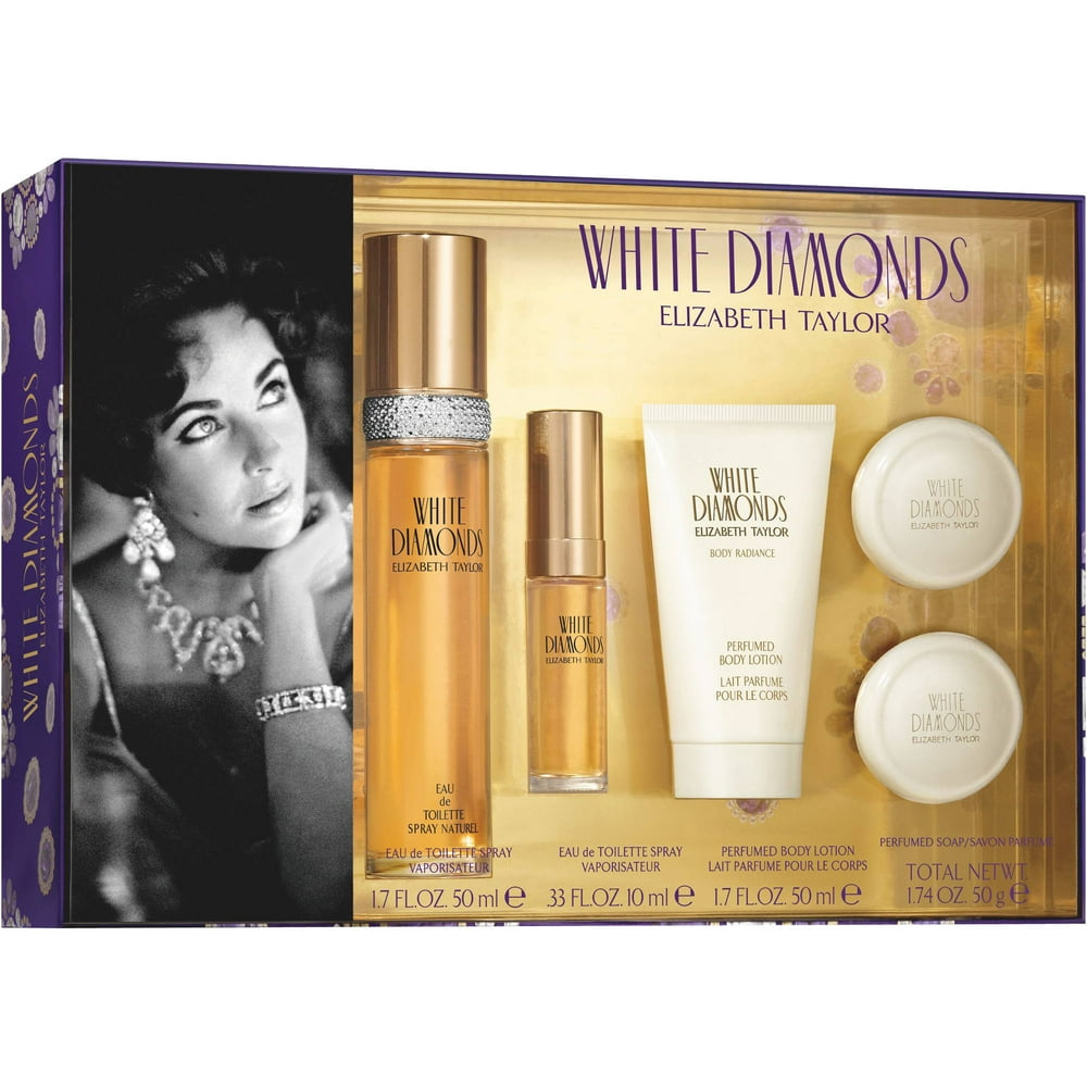 Elizabeth Taylor White Diamonds Fragrance Gift Set, 5 pc