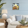 thumbnail image 3 of Stupell Industries Tropical Road Trip Beach Van Black Framed Giclee Art, 12 x 12, by John Jaster, 3 of 7