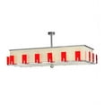 thumbnail image 3 of Meyda 149835 72 in. Quadrato Escalade Fabric Oblong Pendant, Extreme Chrome, 3 of 4