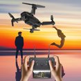 thumbnail image 1 of Tmvgtek Fpv Plegable Rc Drone Quadcopter Con Cámara Dual 4K 2X Batería (Negro), 1 of 9