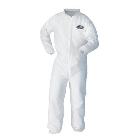 Kleenguard Ultra Coveralls - KLEENGUARD Collared Coverall,Open,White,3XL,PK25 10625