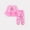 Pink, variant on Barbie Girls fashion Tutu Dress Top and Logo Print Graphic Pants Set 2Pcs Long Sleeve Outfit Sets Sizes 2-9Y