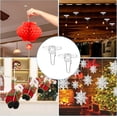 thumbnail image 4 of 100 Pcs Adhesive Ceiling Hooks, Ceiling Hooks Self Adhesive with Flagpole Clips Decorative Hooks, Sticky Ceiling Hooks for Decorations for Hanging Wind Chimes, Living Room, Bedroom, 4 of 7