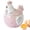 A, variant on USUERY Ceramic Chicken Shaped Cookie Jar With Lid Easter Sugar Container Snack And Jewelry Storage For Kitchen Counter Decor