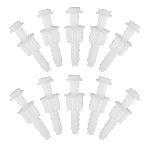 Milisten 10Ud Tornillos Ligero Y Resistente Para Asiento De Inodoro Compatible Universal