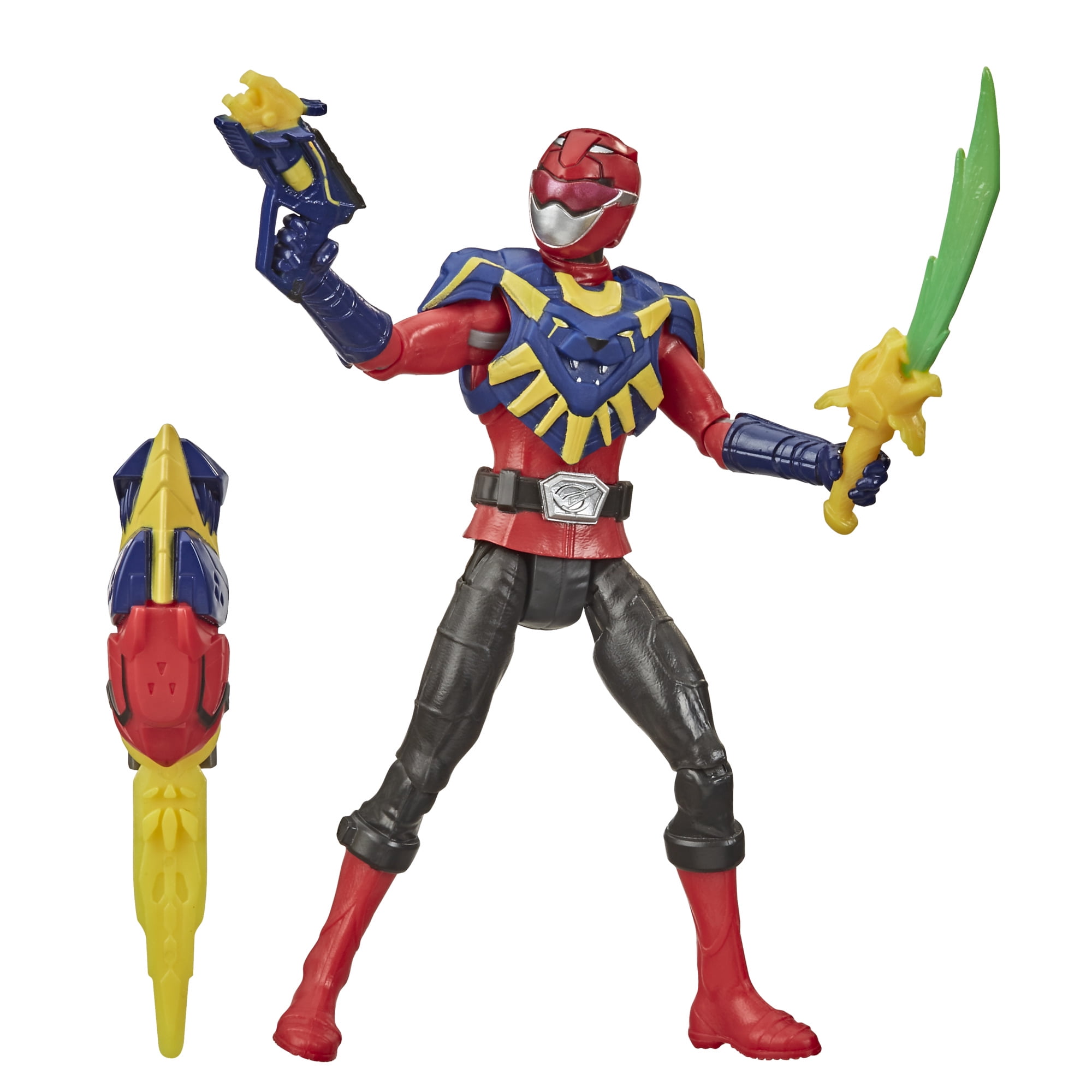 Power Rangers Beast Morphers Beast-X King Red Ranger Action Figure Set ...