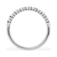 thumbnail image 3 of Unique Moments 1/2 Ctw Diamond Wedding Ring Stackable Womens Anniversary Band 10K White Gold, 3 of 5