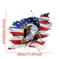 thumbnail image 3 of Lilixerw America Independence Day Wall Stickers,American Flag Stickers,Customizable and Reusable,for Car Truck Automotive Window Vehicles Motorcycle, 3 of 8