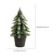 thumbnail image 3 of Puntoco Adornos para árboles de Navidad Simulación navideña vintage Plantas en macetas Decoraciones para árboles de Navidad, 3 of 6