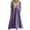 Purple, variant on Summer Gauze Cotton Linen Dresses for Women with Pocket Plus Size Short Sleeve Resort Wear Dress Casual Solid Color Beach Dresses Loose Fit Eyelet V Neck Midi Long Dress Purple XXXL
