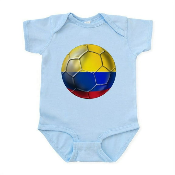 CafePress - Colombian Soccer Futbol Infant Bodysuit - Baby Light Bodysuit, Size Newborn - 24 Months