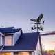 thumbnail image 5 of Outdoor courtyard wrought iron bald eagle weathervane for yard decoration, 5 of 5