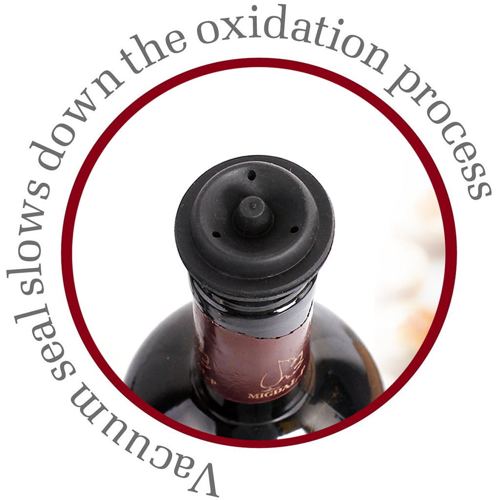 Lot De 16 Bouchons De Bouteille De Vin En Silicone Réutilisables Pour