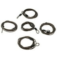 thumbnail image 2 of 5PC 2M Lock Wire Braided Steel Double Loop Security Anti Theft Coil Cable Bike, 2 of 9