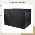 thumbnail image 6 of Dog Crate Cover with Double Door Access, Waterproof Oxford Cloth Kennel Cover for 36 inch Crates, Heavy Duty Pet Cage Cover with Air Vents, Universal Fit Dog Crate Privacy Shield, 6 of 6