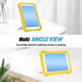 thumbnail image 4 of GSFY Kids Case Compatible with Kindle Fire HD 8 (2018 2017 2016 Version, 8th/7th/6th Gen), Lightweight Shockproof Rugged EVA Kids Friendly Case 360 Degree Rotating Kickstand Stairs, Yellow, 4 of 7
