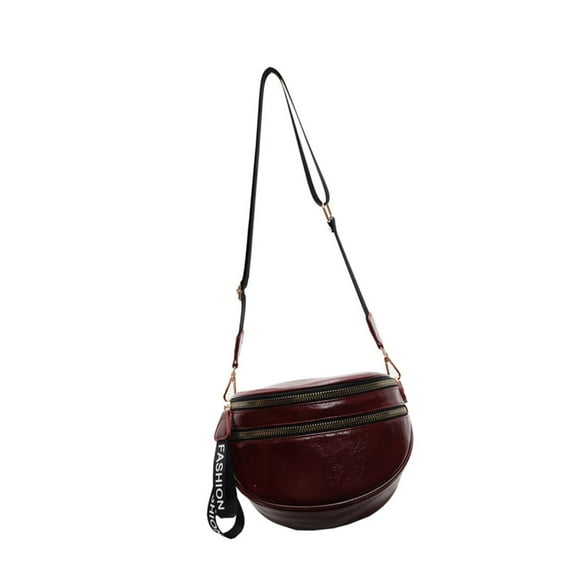 FENOHREFE Fashionable Large Capacity Shoulder Bag for Everyday Use PU Leather Crossbody Purse Casual Satchel Purse