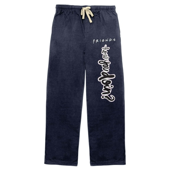 Friends How You Doin'? Men's Navy Sleep Pajama Pants-M