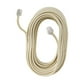 thumbnail image 1 of Extensión telefónica lisa cable plano, 7.62 m marfil, blanco, 1 of 4