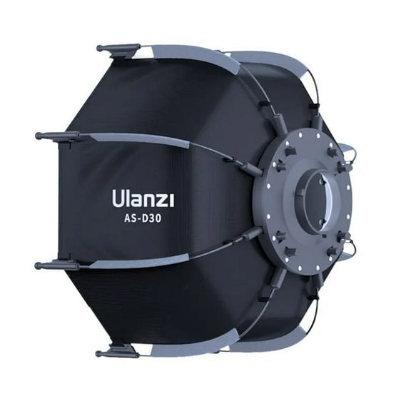 Ulanzi 30cm Octagonal Softbox with Mini Bowens Mount and Grid for COB Lights