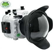 Seafrog Professional Waterproof Diving Housing 6" Dry Dome Port Kit for Sony A7S III A7SIII A7S3 A7 SIII Alpha 7S III Underwater 40m/130fit Diving Case-White