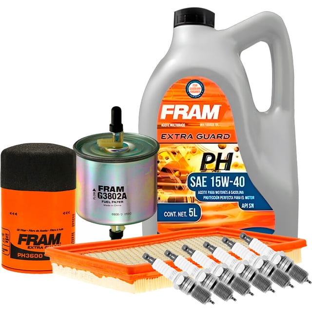 Kit De Afinación Con Aceite 15W40 Mineral, Bujías Iridio, Filtro De Aire, Filtro De Aceite Y Filtro De Combustible 10 Piezas Compatible con Mercury Sable V6 3.0L DE 1986 A 1995