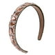 thumbnail image 1 of Light Brown Rhinestone Headband for Decoration Delicate Hair Hoops Women Girls Accessories 0.5 Inch, 1 of 5