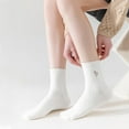thumbnail image 3 of YooGuoGuo Womens Socks, Ruffle Turn-Cuff Casual Ankle Breathable Cool Knit Cotton Lettuce Crew Frilly Sock 6 Pack, 3 of 7