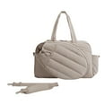 thumbnail image 1 of Bolsa de tenis para mujer con compartimento para zapatos y bolsillo impermeable, ligera, impermeable, para llevarla durante noche o el fin de marrón, 1 of 8