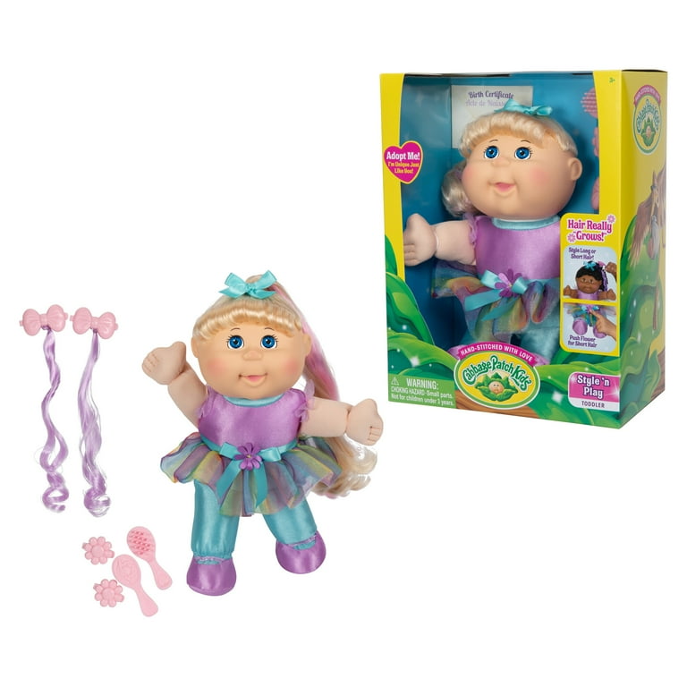 Cabbage Patch Kids Deluxe Toddler - 11'' Blonde Hair Grows Style