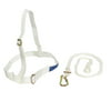 White Nylon Adjustable Strap Band Safety Belt Rock Climbing Harness 1.5M Length