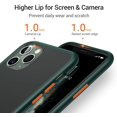 thumbnail image 3 of Étui Antichoc Compatible pour iPhone 11 Pro Max, [Protection contre les Chutes de Qualité Militaire] [Anti-Rayures] Dos Rigide Translucide Mat avec Bords Souples, Étui Antidérapante, Vert Minuit, 3 of 5