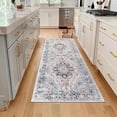thumbnail image 4 of Vintage Area Rug x Washable Living Room Rug Indoor Print Accent Rugs for Bedroom Distressed Thin Throw Rugs Carpet for Living Room Kitchen Entryway, 4 of 7