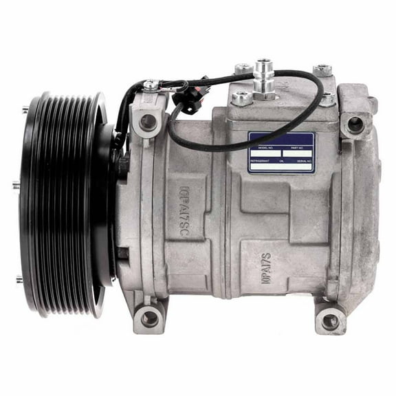 AC Compressor & 8-Groove A/C Clutch For John Deere Replaces RE46609 TY6764 RE214439 TY24304 10PA 12v 447100-2381 - BuyAutoParts