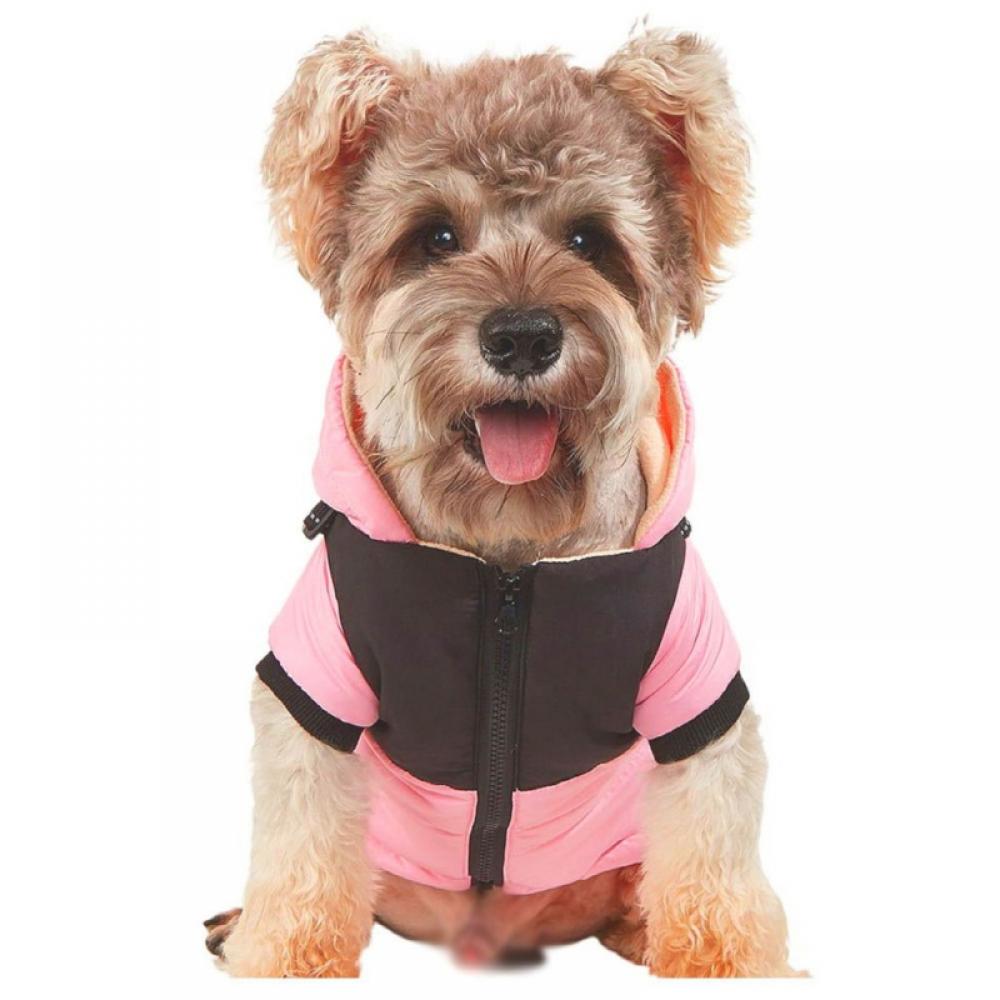 Dog Hoodie with DRing Harness Hole Pet Puppy Winter Sweater Cold